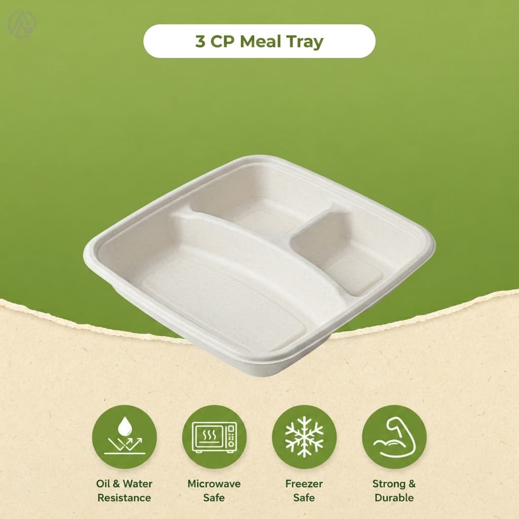 3 CP Meal Tray