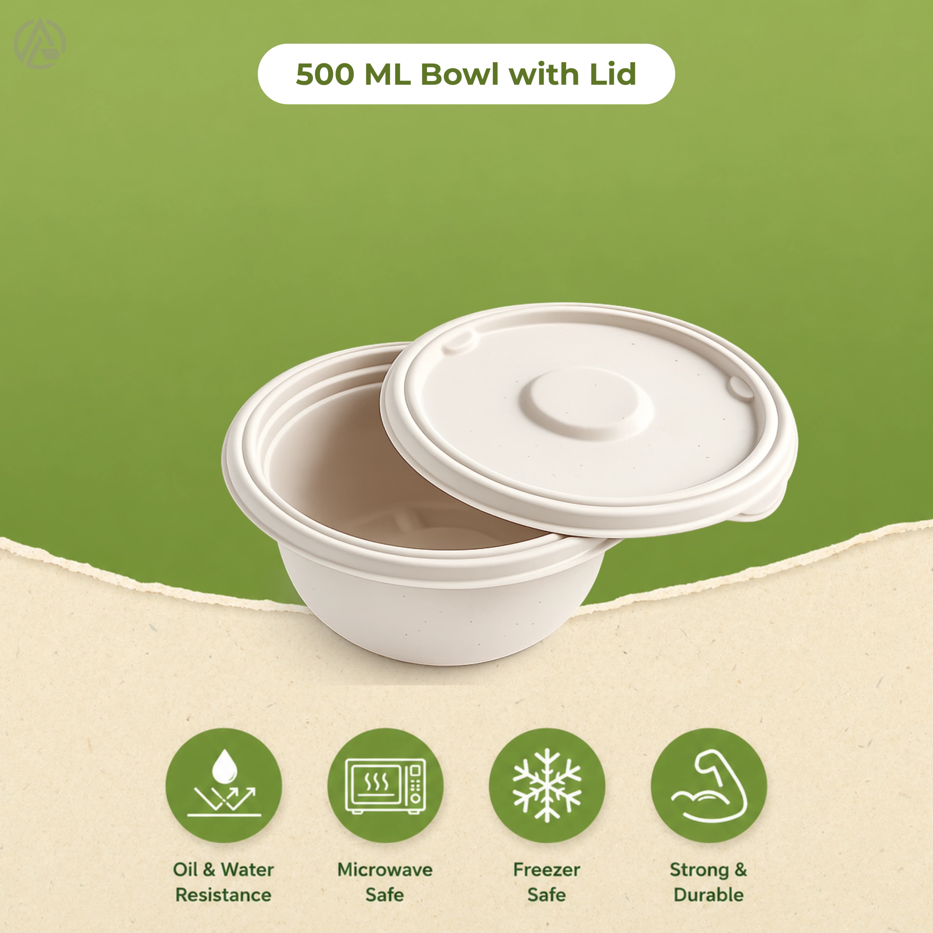 500 ML Bowl with Lid