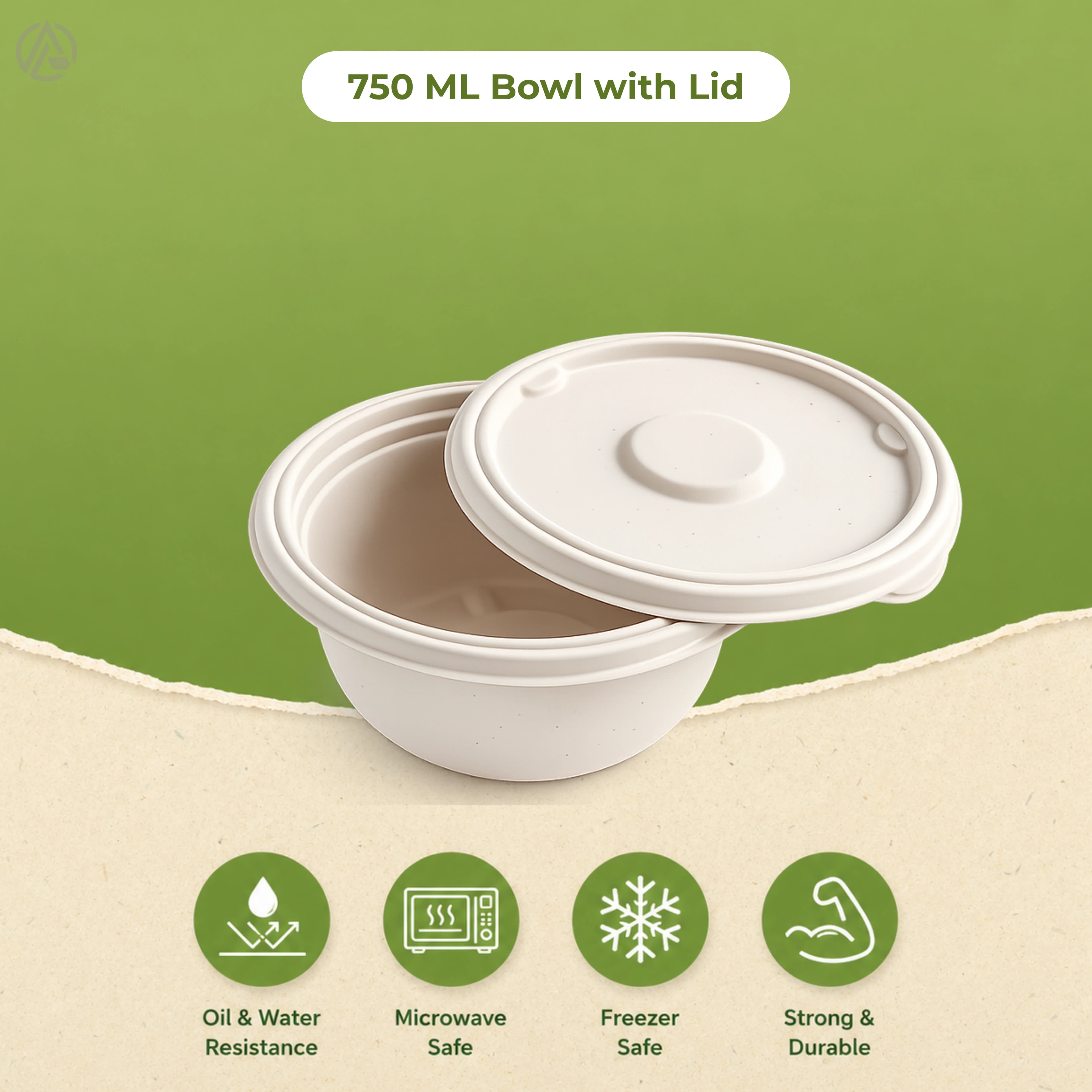 750 ML Bowl with Lid